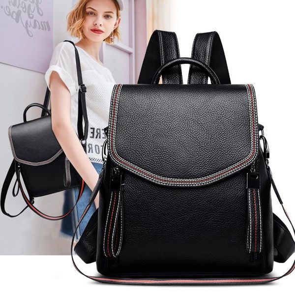 outdoor bags kmuysl stylish simple women's backpack ultra light waterproof leather student bag
outdoor bags kmuysl stylish simple women's backpack ultra light waterproof leather student bag