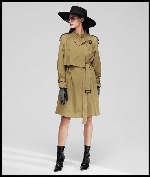 women's trench coats korean arrival style coat 2021 autumn elegant windbreaker chic women wind a632, Tan;black
women's trench coats korean arrival style coat 2021 autumn elegant windbreaker chic women wind a632, Tan;black