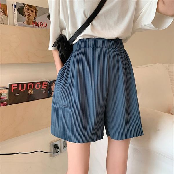 wide leg pleated plus size womens short green elastic waist summer fashion loose casual girls trouser m, White;black
wide leg pleated plus size womens short green elastic waist summer fashion loose casual girls trouser m, White;black