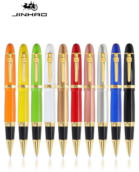 ballpoint pens jinhao 159 big size metal roller ball pen gold trim refillable professional office stationery writing accessory, Blue;orange
ballpoint pens jinhao 159 big size metal roller ball pen gold trim refillable professional office stationery writing accessory, Blue;orange