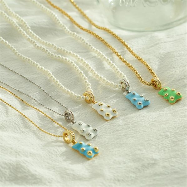 candy color mini bear charms necklacecute pendant diy creative jewelry wholesale accessroies for women, Silver
candy color mini bear charms necklacecute pendant diy creative jewelry wholesale accessroies for women, Silver