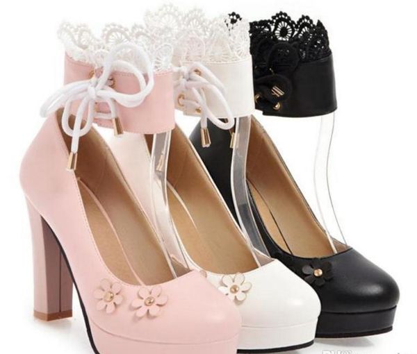 women's shoes in spring and autumn high coarse heel round head waterproof table @712, Black
women's shoes in spring and autumn high coarse heel round head waterproof table @712, Black