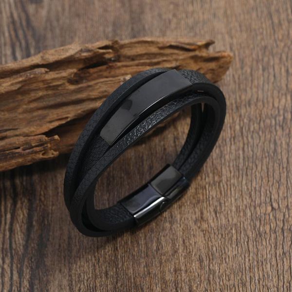 charm bracelets stainless steel magnetic fashion black men bracelet leather genuine braided punk rock bangles jewelry accessories friend, Golden;silver
charm bracelets stainless steel magnetic fashion black men bracelet leather genuine braided punk rock bangles jewelry accessories friend, Golden;silver
