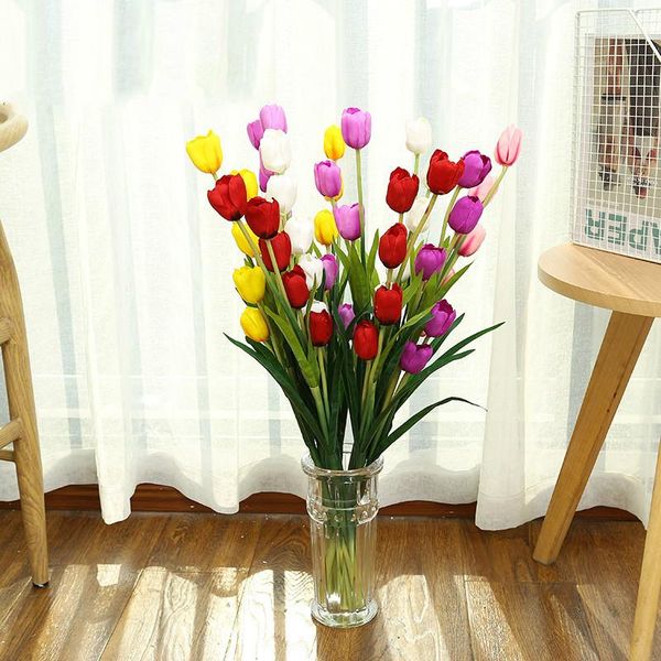 head/branch tulip artificial flower real touch bouquet fake for wedding home decor flowers garen decorative & wreaths
head/branch tulip artificial flower real touch bouquet fake for wedding home decor flowers garen decorative & wreaths