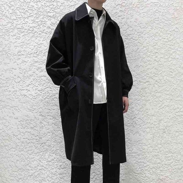 men's trench coats spring men simple black windbreaker casual long sleeve jacket male fashion single breasted overcoat 9qzv, Tan;black
men's trench coats spring men simple black windbreaker casual long sleeve jacket male fashion single breasted overcoat 9qzv, Tan;black