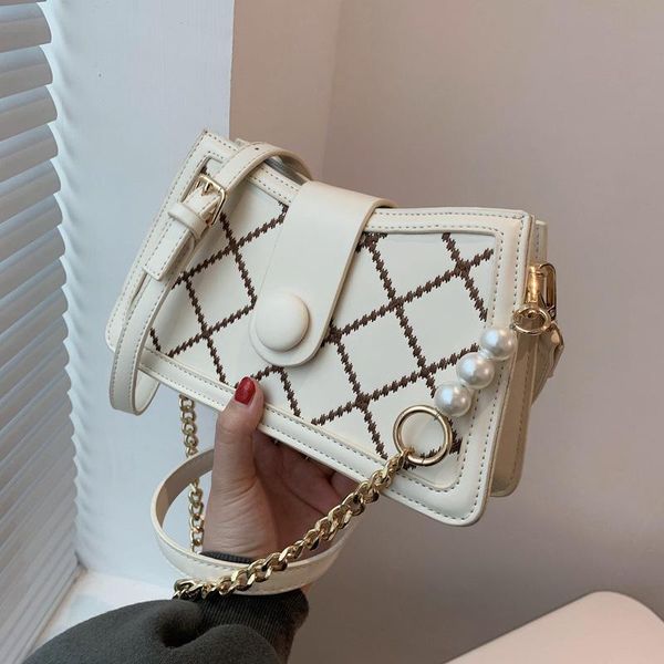brand designer pu leather women's shoulder bag fashion chain pearl handbag small square crossbody cross body
brand designer pu leather women's shoulder bag fashion chain pearl handbag small square crossbody cross body
