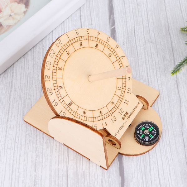 home decor equatorial sundial clock wooden scientific model diy teaching aid educational toys for kids
home decor equatorial sundial clock wooden scientific model diy teaching aid educational toys for kids
