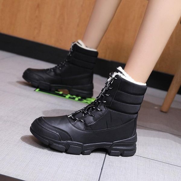 boots outdoor snow cotton shoes head large high women plush round warm foreign, Black
boots outdoor snow cotton shoes head large high women plush round warm foreign, Black