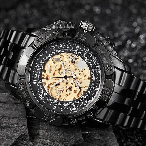 wristwatches black gold dial automatic mechanical watch men stainless steel russia brazil big wrist watches mens male wristwatc, Slivery;brown
wristwatches black gold dial automatic mechanical watch men stainless steel russia brazil big wrist watches mens male wristwatc, Slivery;brown