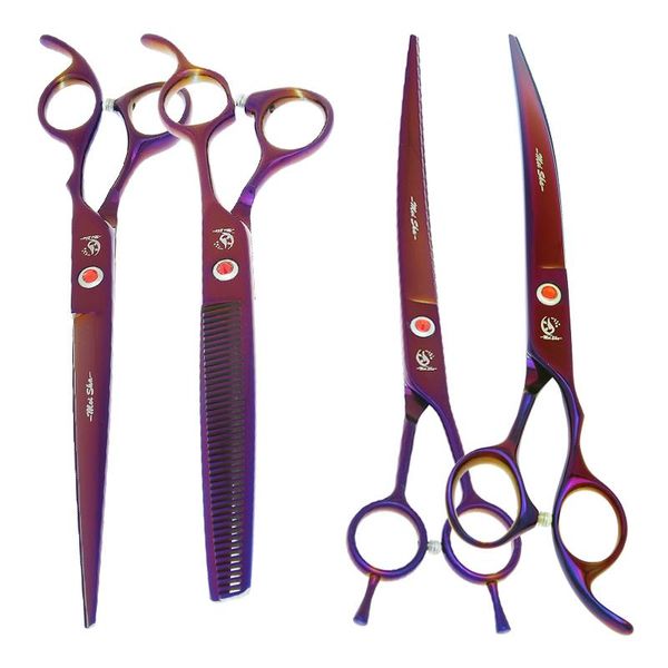 hair scissors 8.0" dogs shears japan 440c pets grooming cutting thinning animals curved tesoura trimmers b0046a
hair scissors 8.0" dogs shears japan 440c pets grooming cutting thinning animals curved tesoura trimmers b0046a