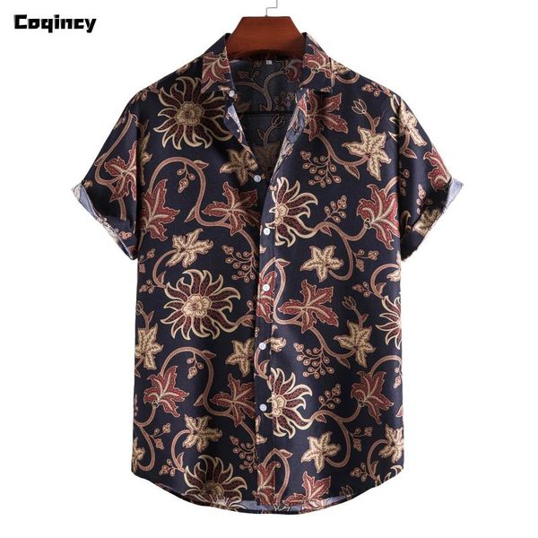 men's casual shirts print brand blouse 2021 summer beach shirt fashion short sleeve floral loose plus size hawaiian men, White;black
men's casual shirts print brand blouse 2021 summer beach shirt fashion short sleeve floral loose plus size hawaiian men, White;black