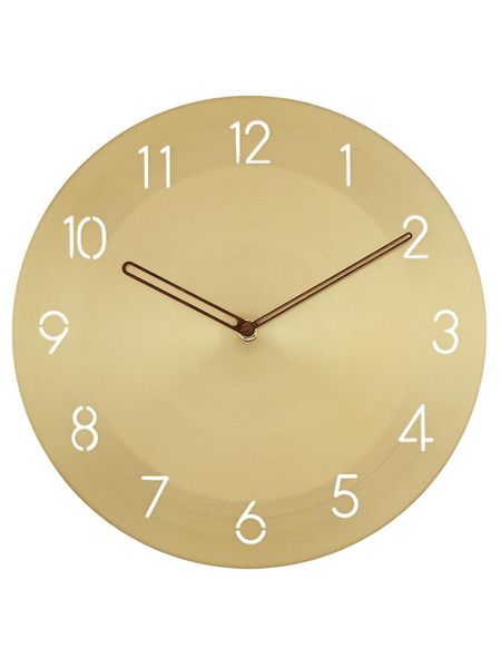 wall clocks nordic luxury clock modern design pure copper watches home decor creative living room decoration art undefined 
wall clocks nordic luxury clock modern design pure copper watches home decor creative living room decoration art undefined