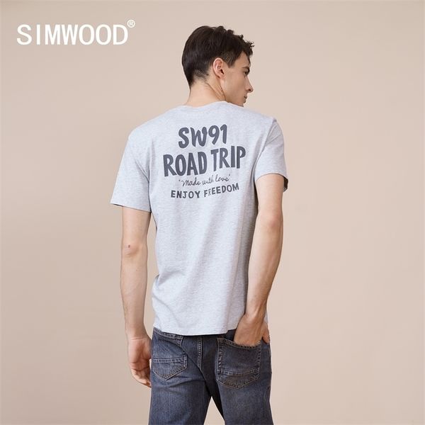 simwood summer new 100% cotton t-shirt men letter print short sleeve tshirt comfortable plus size sk120157 210324, White;black
simwood summer new 100% cotton t-shirt men letter print short sleeve tshirt comfortable plus size sk120157 210324, White;black