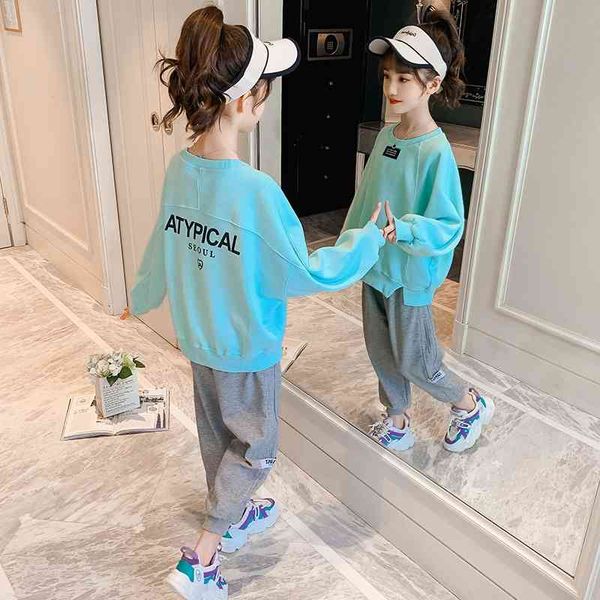 children's girls' clothing sports suit 2021 new foreign style fashionable children's spring and autumn, Black;white
children's girls' clothing sports suit 2021 new foreign style fashionable children's spring and autumn, Black;white