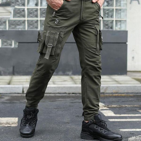 men cargo pants overalls mens army clothing tactical military work wear many pocket combat style trousers men's, Black
men cargo pants overalls mens army clothing tactical military work wear many pocket combat style trousers men's, Black