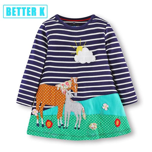 girl's dresses 100% cotton cartoon printed children dress kids long sleeve for girls infant costumes fashion brand spring clothes, Red;yellow
girl's dresses 100% cotton cartoon printed children dress kids long sleeve for girls infant costumes fashion brand spring clothes, Red;yellow