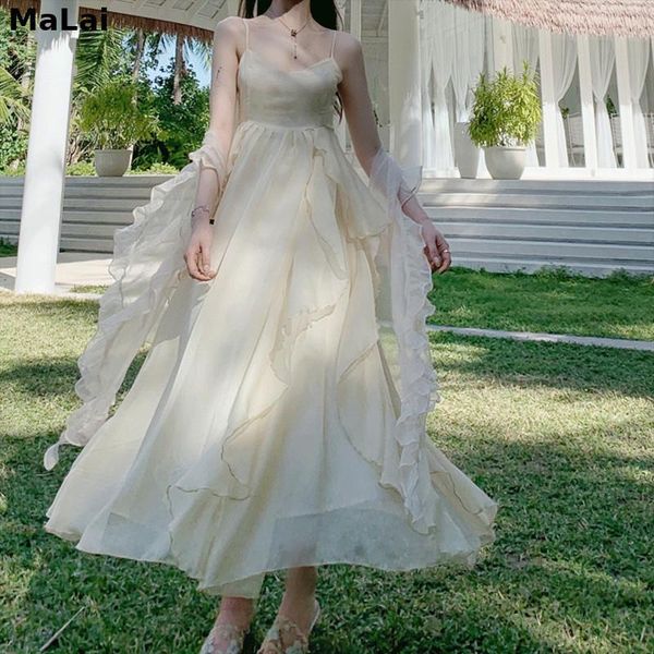 casual dresses lolita style princess dress summer women maxi long sundress suspenders solid ruffls fairy vestidos longo holiday beach, Black;gray
casual dresses lolita style princess dress summer women maxi long sundress suspenders solid ruffls fairy vestidos longo holiday beach, Black;gray