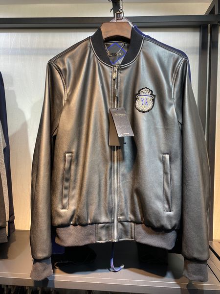 billionaire jacket leather thin men 2021 spring summer new fashion casual embroidery zipper m-xxxl quality comfortable coat, Black
billionaire jacket leather thin men 2021 spring summer new fashion casual embroidery zipper m-xxxl quality comfortable coat, Black