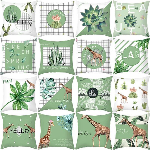 geometric cushion cover nordic summer greenery series polyester throw pillow case art cushion/decorative
geometric cushion cover nordic summer greenery series polyester throw pillow case art cushion/decorative