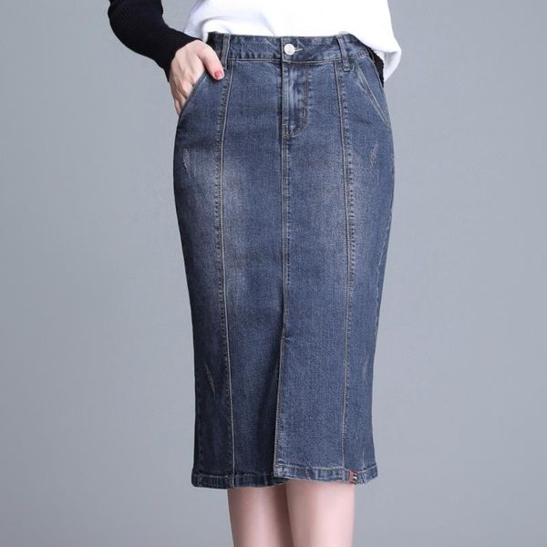 skirts 2021 summer simple blue stretch high waist slim denim skirt all-match casual women a-line bag hip long, Black
skirts 2021 summer simple blue stretch high waist slim denim skirt all-match casual women a-line bag hip long, Black