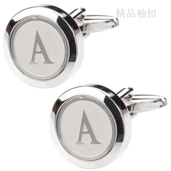 men's french shirt cufflinks a-z full 26 english letter sleeve nail button gift box, Silver;golden
men's french shirt cufflinks a-z full 26 english letter sleeve nail button gift box, Silver;golden
