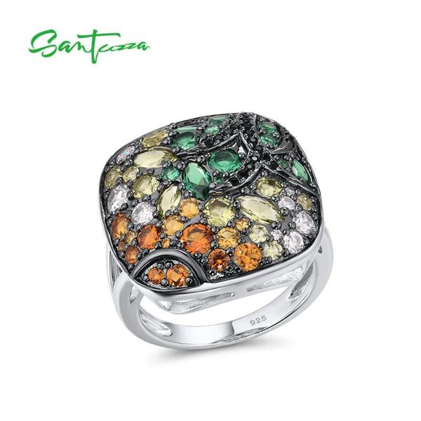 cluster rings santuzza silver ring for women pure 925 sterling sparkling colorful stones classical square trendy party fine jewelry, Golden;silver
cluster rings santuzza silver ring for women pure 925 sterling sparkling colorful stones classical square trendy party fine jewelry, Golden;silver
