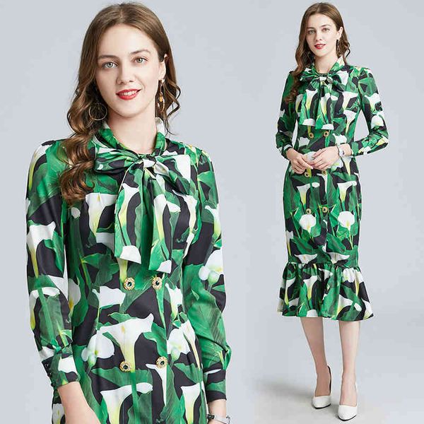 casual dresses 2021 fashion runway calla lily flower green dress women bow collar diamonds double-breasted floral print mermaid mi, Black;gray
casual dresses 2021 fashion runway calla lily flower green dress women bow collar diamonds double-breasted floral print mermaid mi, Black;gray