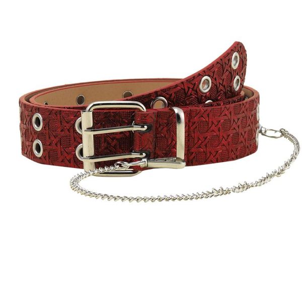 belts punk cool fashion men's and women's with metal buckles product eyelet decorative buckle belt accessories, Black;brown
belts punk cool fashion men's and women's with metal buckles product eyelet decorative buckle belt accessories, Black;brown