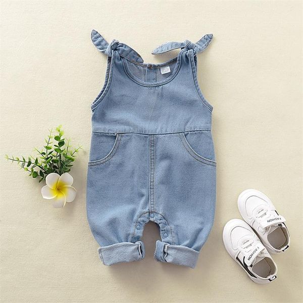 jumpsuits summer baby clothes set girl denim romper boys jumpsuit born clothing girls outfit infant sleeveless solid overall, Blue
jumpsuits summer baby clothes set girl denim romper boys jumpsuit born clothing girls outfit infant sleeveless solid overall, Blue