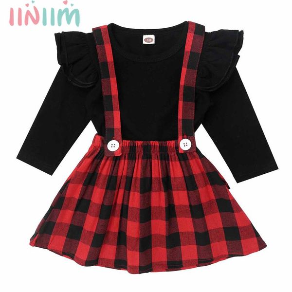 clothing sets toddler baby girls dress 2pcs suits princess christmas outfits fall winter t-shirt+plaid overall strap set, White
clothing sets toddler baby girls dress 2pcs suits princess christmas outfits fall winter t-shirt+plaid overall strap set, White