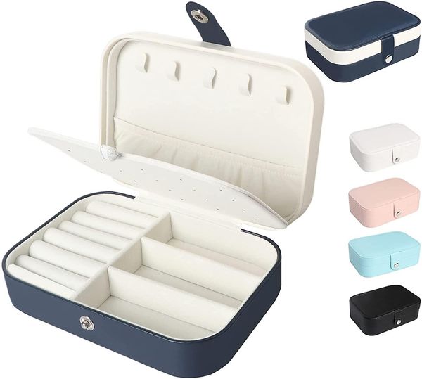 bracelet travel jewelrys organizer case necklace portable jewellery storage holder display for ring earrings small jewelry box bangle jllglw, Black;white
bracelet travel jewelrys organizer case necklace portable jewellery storage holder display for ring earrings small jewelry box bangle jllglw, Black;white