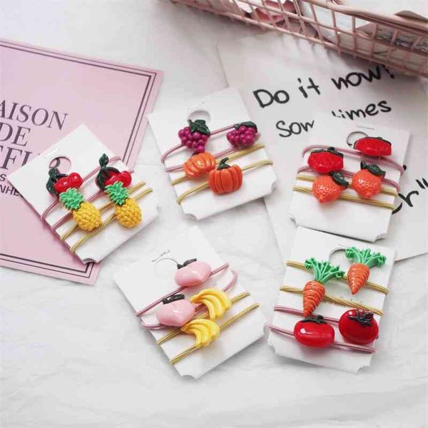 4 new vegetables elastic fruit baby bands cartoon headwear girls accessories for hair ribbon headdress children, Pink
4 new vegetables elastic fruit baby bands cartoon headwear girls accessories for hair ribbon headdress children, Pink