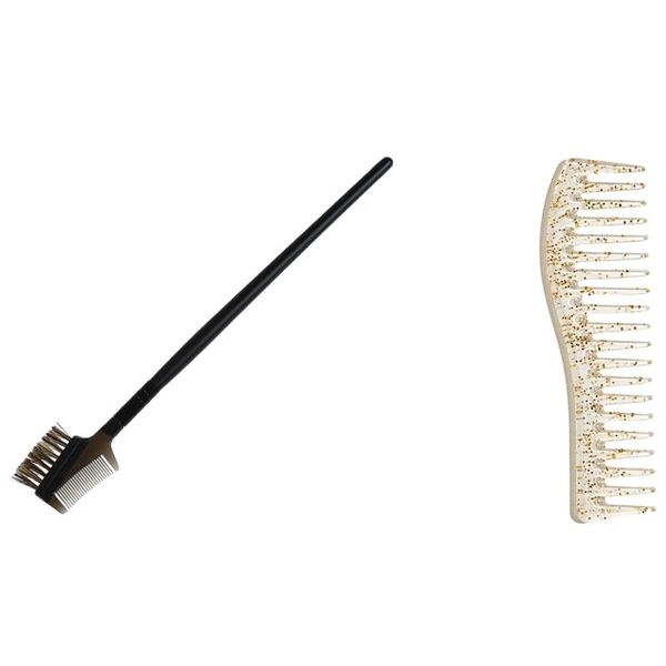 eyelash extension eyebrow eye brow make up comestic comb brush wood handle & for hair plastic haircut brushes, Silver
eyelash extension eyebrow eye brow make up comestic comb brush wood handle & for hair plastic haircut brushes, Silver