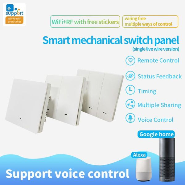 smart home control ewelink wifi switch single fire wire wall light 86 model 180-240v rf433mhz no neutral line remote
smart home control ewelink wifi switch single fire wire wall light 86 model 180-240v rf433mhz no neutral line remote
