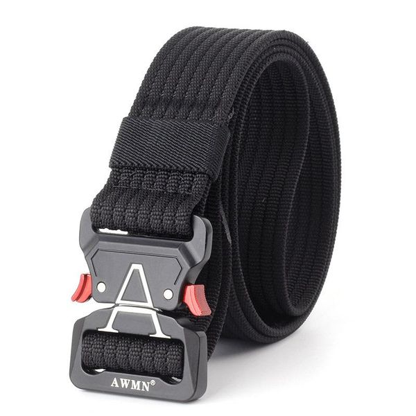 50pcs 2021 casual nylon belt for jeans hiking training men's metal buckle tough tactical waistband gym accessories waist support, Black;gray
50pcs 2021 casual nylon belt for jeans hiking training men's metal buckle tough tactical waistband gym accessories waist support, Black;gray