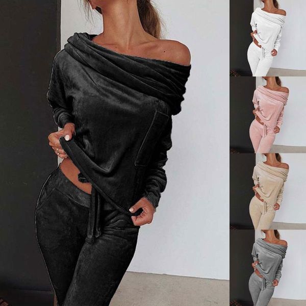 women's two piece pants 2021 autumn sweat set women plus size sets velvet velour tracksuit ladies sweatsuit 2 outfits for, White
women's two piece pants 2021 autumn sweat set women plus size sets velvet velour tracksuit ladies sweatsuit 2 outfits for, White