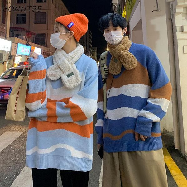 men's sweaters winter warm men couples loose patchwork retro panelled pullovers male o-neck knitwear fashion casual knitted jumpers, White;black
men's sweaters winter warm men couples loose patchwork retro panelled pullovers male o-neck knitwear fashion casual knitted jumpers, White;black