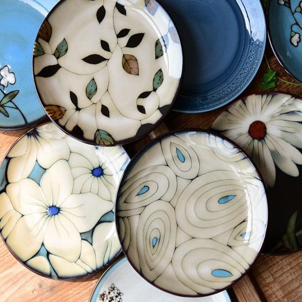 dishes & plates 1pcs kiln glaze hand-painted flowers ceramic plate tableware square steak salad fruit cake sushi storage decorative pl l1
dishes & plates 1pcs kiln glaze hand-painted flowers ceramic plate tableware square steak salad fruit cake sushi storage decorative pl l1