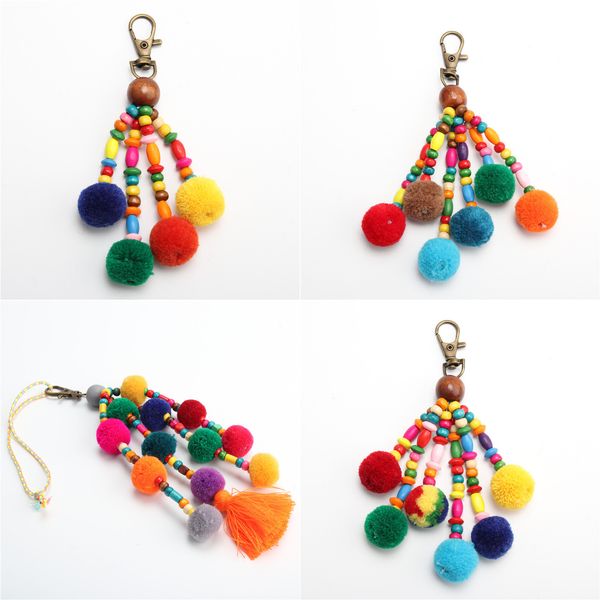 1pc 2019 Bohemian Handmade Bag Pendant Women Charm Pompom Keychain Colorful Bead Tassels Big Ball Key Chain
1pc 2019 Bohemian Handmade Bag Pendant Women Charm Pompom Keychain Colorful Bead Tassels Big Ball Key Chain