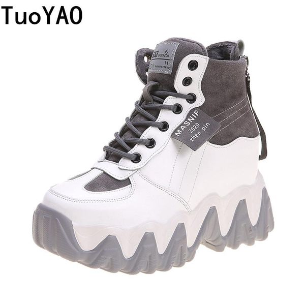 boots punk women leather platform chunky sneakers autumn 9cm wedge heels ankle woman winter fur warm motorcycle, Black
boots punk women leather platform chunky sneakers autumn 9cm wedge heels ankle woman winter fur warm motorcycle, Black