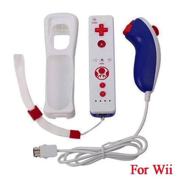 in 1 wireless gamepad remote controller built motion plus + nunchuck for wii joysticks silicone case game controllers &
in 1 wireless gamepad remote controller built motion plus + nunchuck for wii joysticks silicone case game controllers &