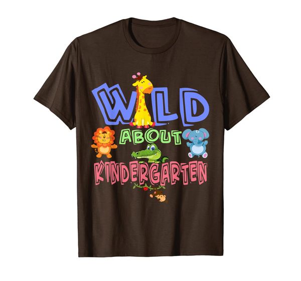 wild about kindergarten t-shirt back to school classroom t-s, White;black
wild about kindergarten t-shirt back to school classroom t-s, White;black