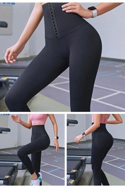 women's leggings hooked 2 sizes thinning extra high waist tightening corset agrafrliyicitayt, Black
women's leggings hooked 2 sizes thinning extra high waist tightening corset agrafrliyicitayt, Black