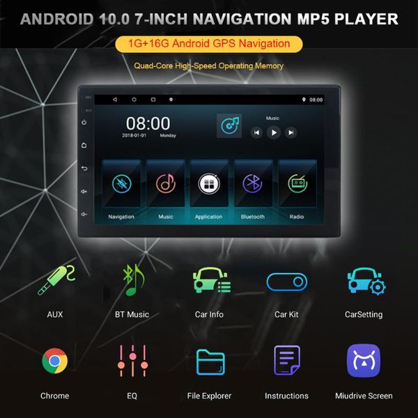 car video bluetooth double din in-dash mp5/4/3 player gps 7" touch screen android 10.0 fm radio receiver accessories auto electronic
car video bluetooth double din in-dash mp5/4/3 player gps 7" touch screen android 10.0 fm radio receiver accessories auto electronic