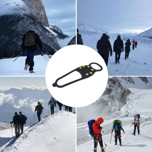 cords, slings and webbing portable anti-slip shoe cover multi tooth silica gel outdoor hiking climbing snow spikes crampons cleats chain cla
cords, slings and webbing portable anti-slip shoe cover multi tooth silica gel outdoor hiking climbing snow spikes crampons cleats chain cla