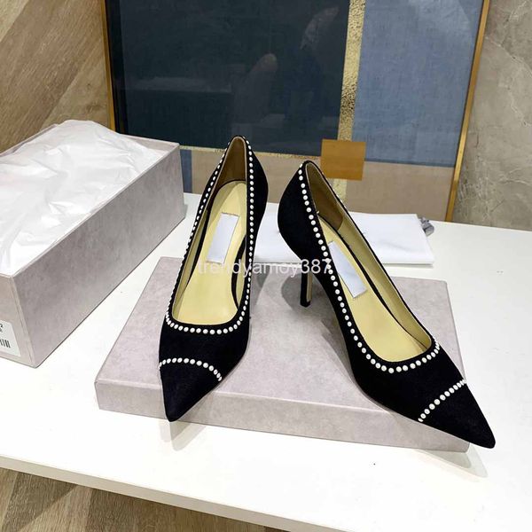 dress shoes spring and summer korean fashion pointed high heels thin pearl shallow mouth single shoes temperament trendy women's, Black
dress shoes spring and summer korean fashion pointed high heels thin pearl shallow mouth single shoes temperament trendy women's, Black