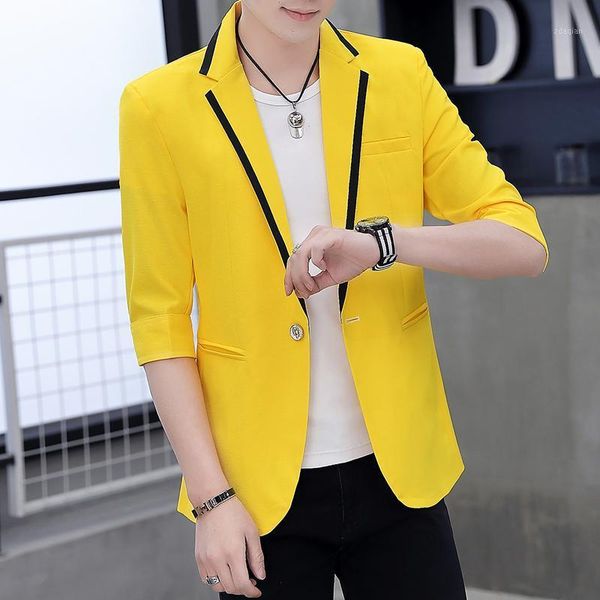 men's suits & blazers mens 2021 summer casual suit jacket men thin streetwear social coat slim fit wedding business blazer masculino cl, White;black
men's suits & blazers mens 2021 summer casual suit jacket men thin streetwear social coat slim fit wedding business blazer masculino cl, White;black