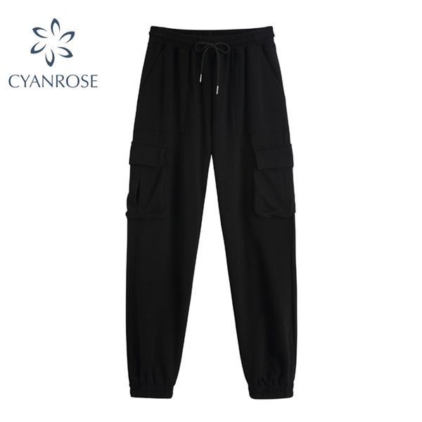 black harem pants women casual loose high waist elastic drawstring streetwewar pocket overalls trousers and harajuku joggers 210430, Black;white
black harem pants women casual loose high waist elastic drawstring streetwewar pocket overalls trousers and harajuku joggers 210430, Black;white
