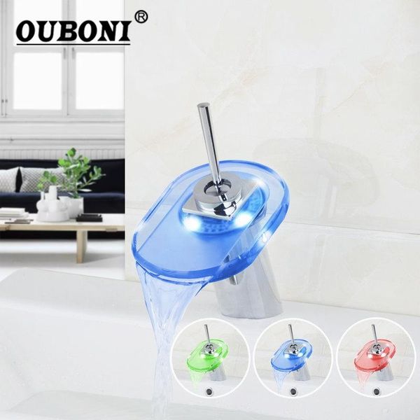 bathroom sink faucets led chrome polished round glass waterfall single lever basin tap vessel wash mixer
bathroom sink faucets led chrome polished round glass waterfall single lever basin tap vessel wash mixer