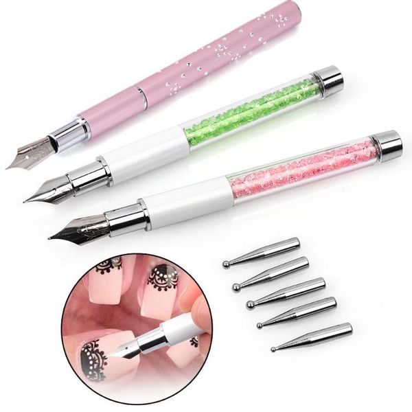 fountain pens professional 6 heads painting drawing line dotting pen nail art diy drill point
fountain pens professional 6 heads painting drawing line dotting pen nail art diy drill point